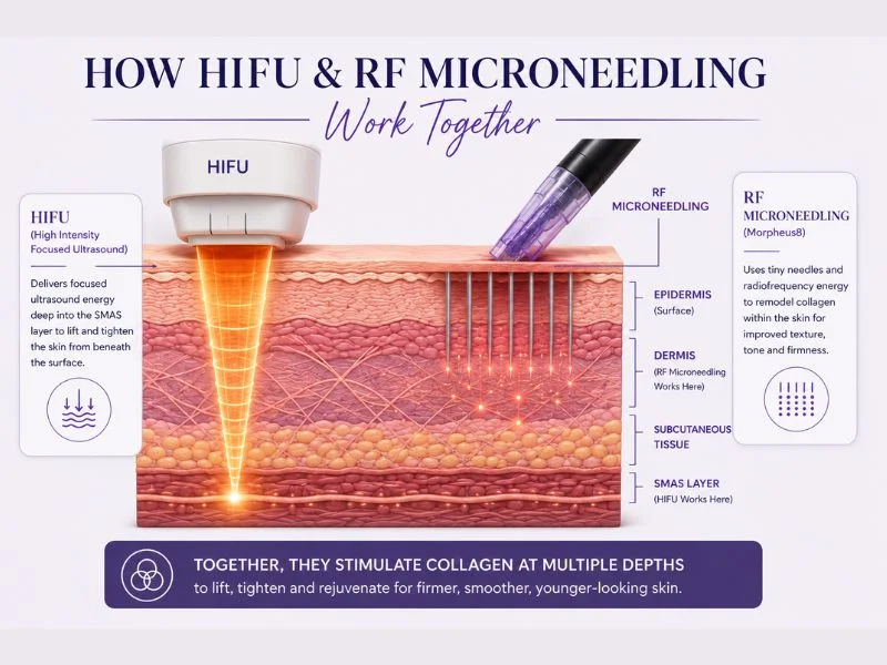 Why combined treatment is the best result with complete skin tightening treatment Henley In Arden